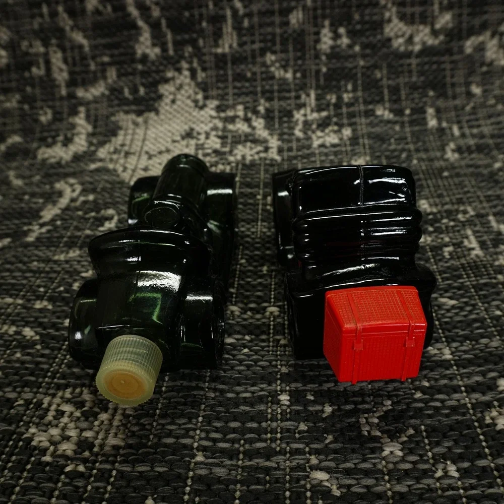 2 Avon Wild Country After Shave Bottles | Electric Charge + Straight Eight Empty